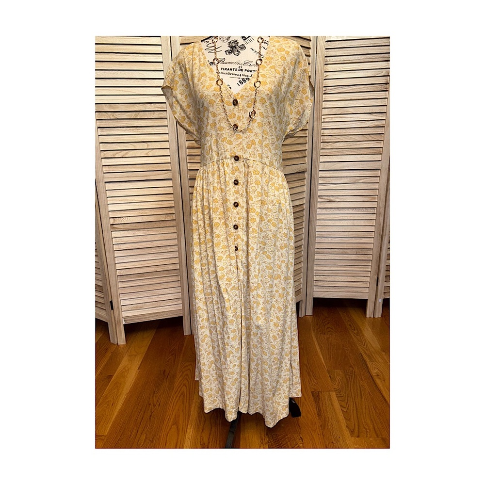 NWT Madewell Button-Front Midi Dress in Piccola Floral